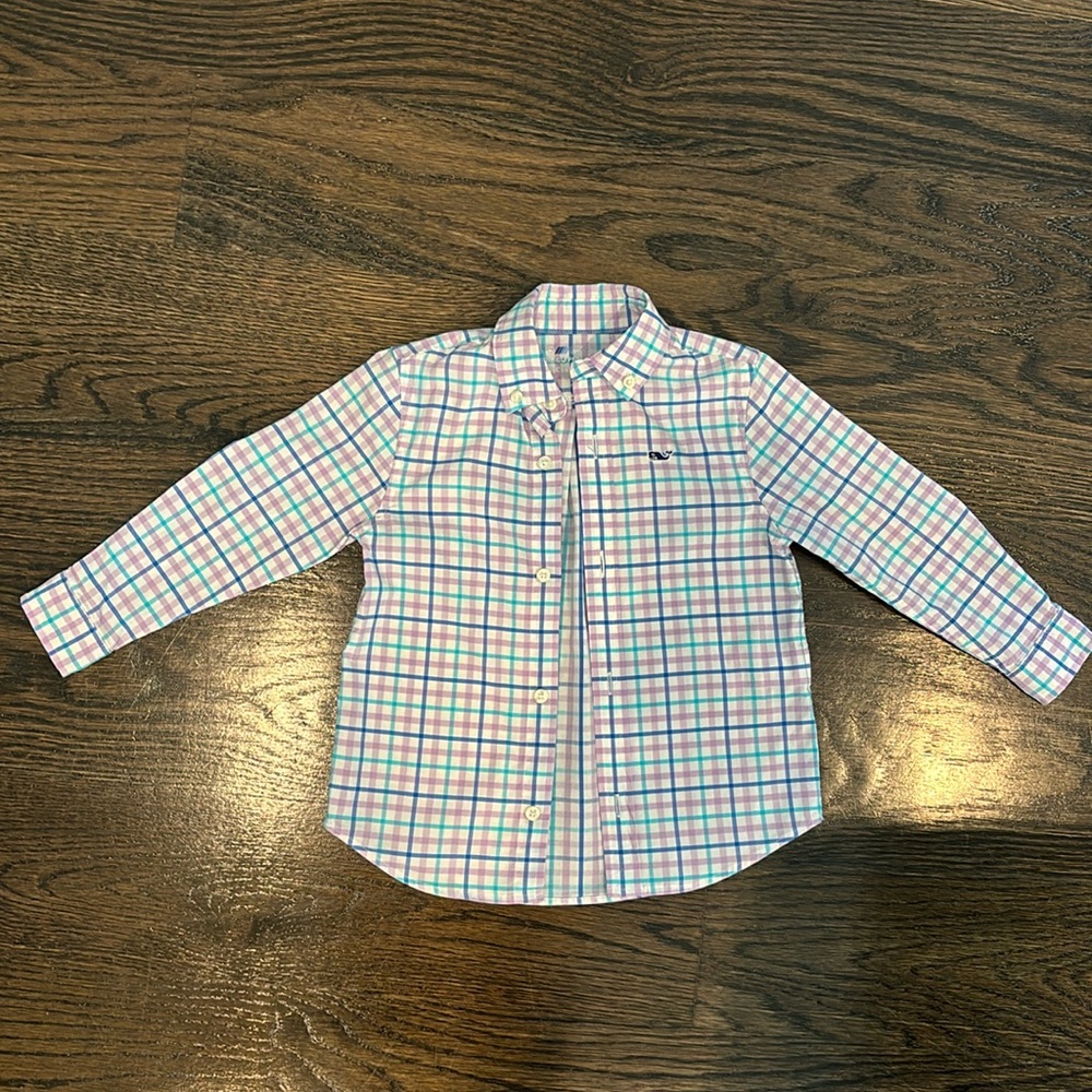 Boys Vineyard vines on the go performance button down shirt Easter